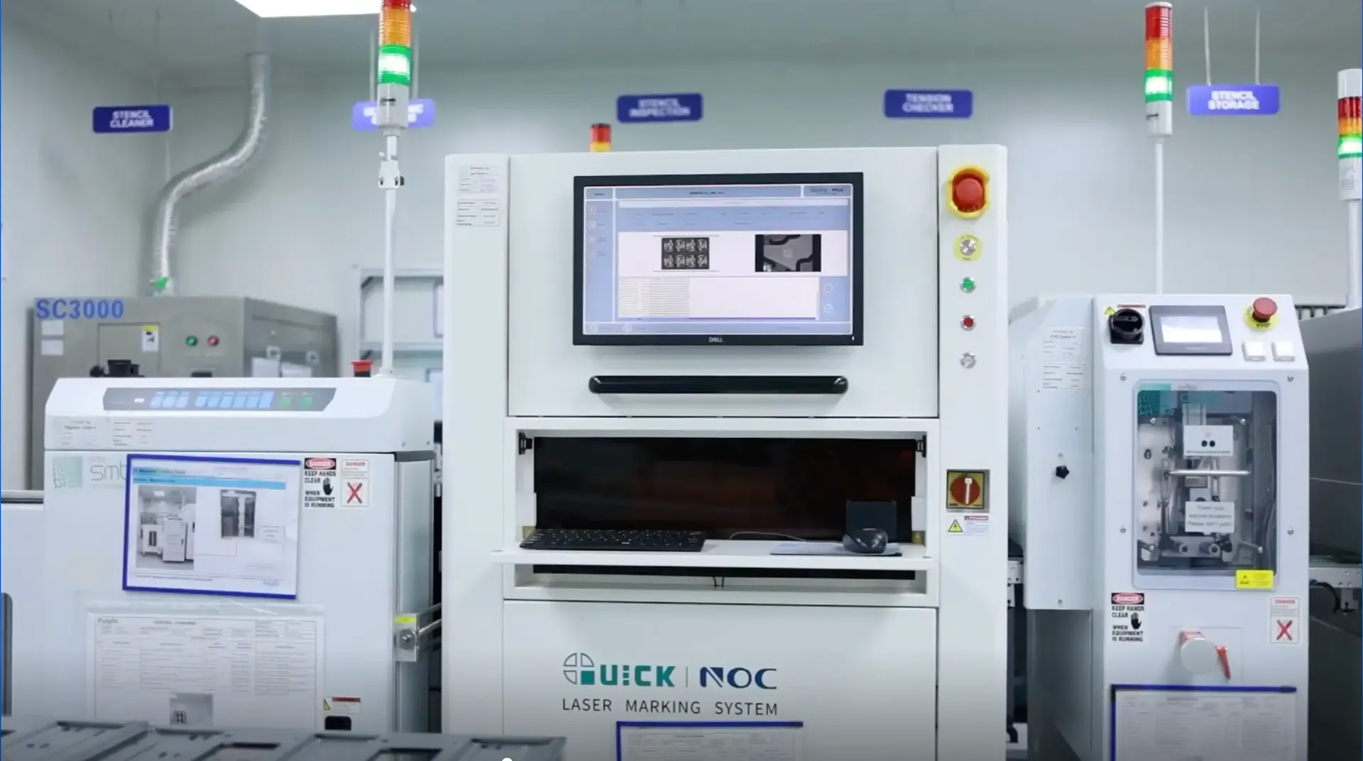 laser marking system - electronics manufacturing services(EMS)