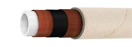 PH606 - STEEL MILL WATER DELIVERY HOSE WITH FIBER GLASS COVER