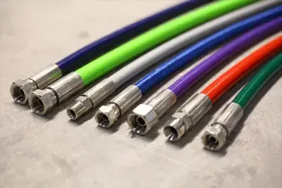 Thermoplastic or performance polymer hose